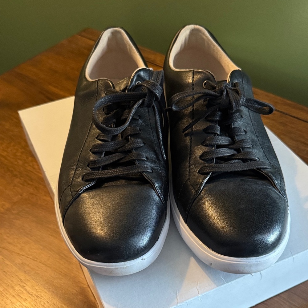 Cole Haan Women's Black Leather Sneakers